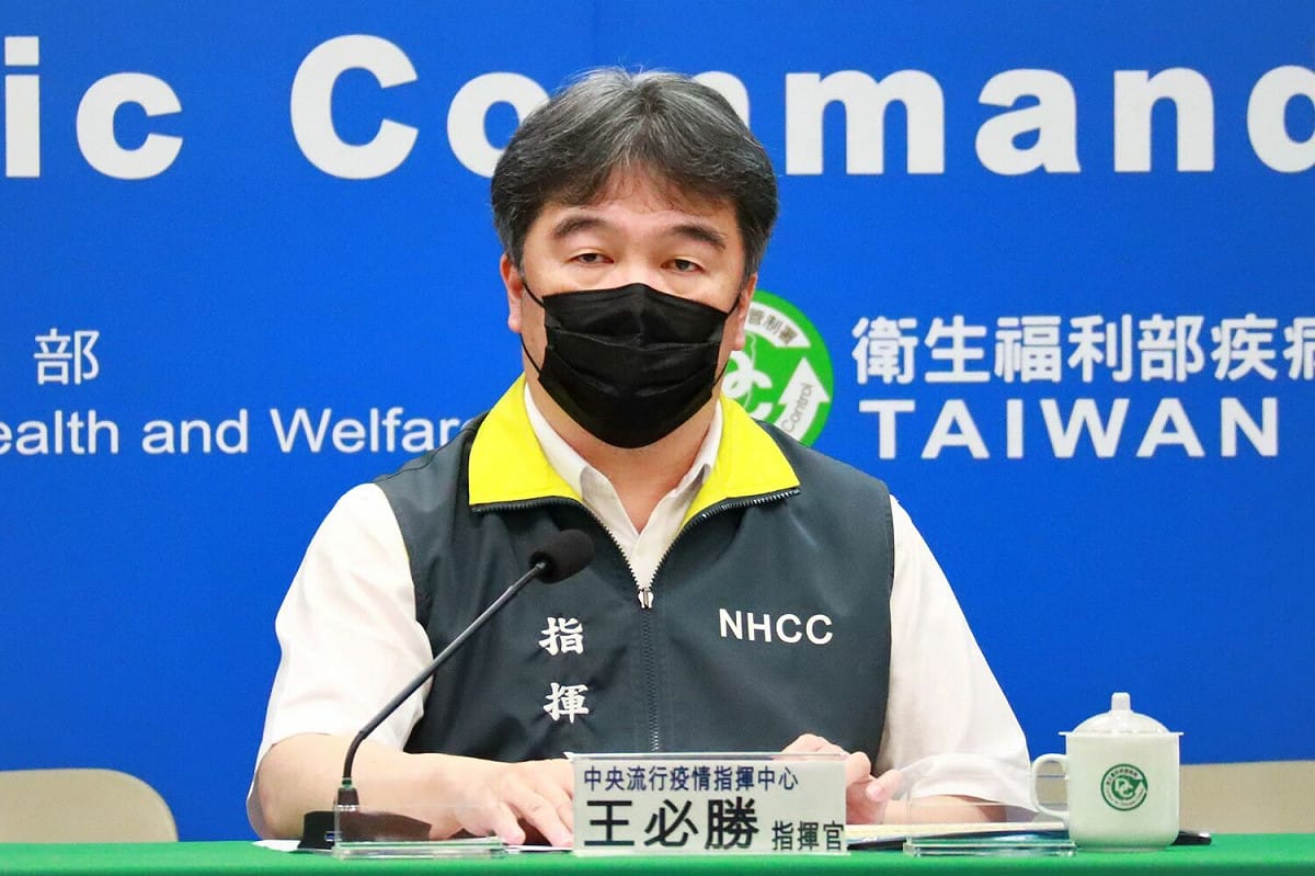 中央流行疫情指揮中心指揮官王必勝。 圖：中央流行疫情指揮中心/提供