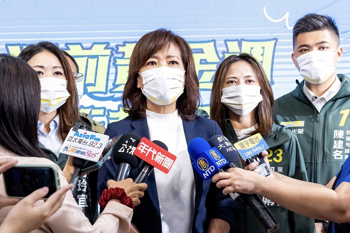 針對前新竹縣長范振宗的言論，沈慧虹競選團隊痛批造謠抹黑，將採取法律行動。 圖：沈慧虹競辦提供