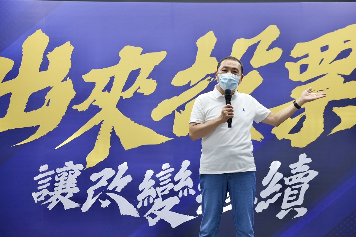 侯友宜表示，新北市已經大幅改變，還會繼續改變，成為國際風貌的大都市。 圖：侯選辦提供