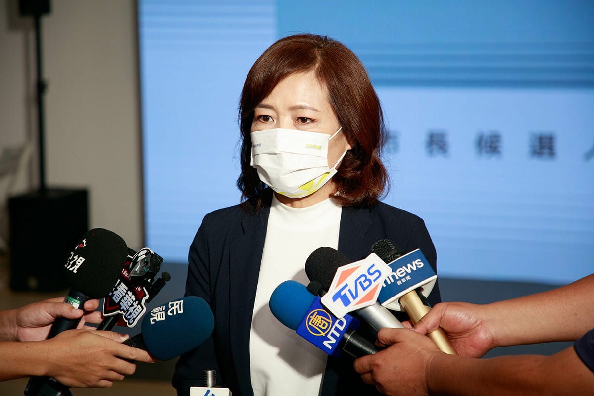 民進黨新竹市長候選人沈慧虹。 圖：沈慧虹競辦提供