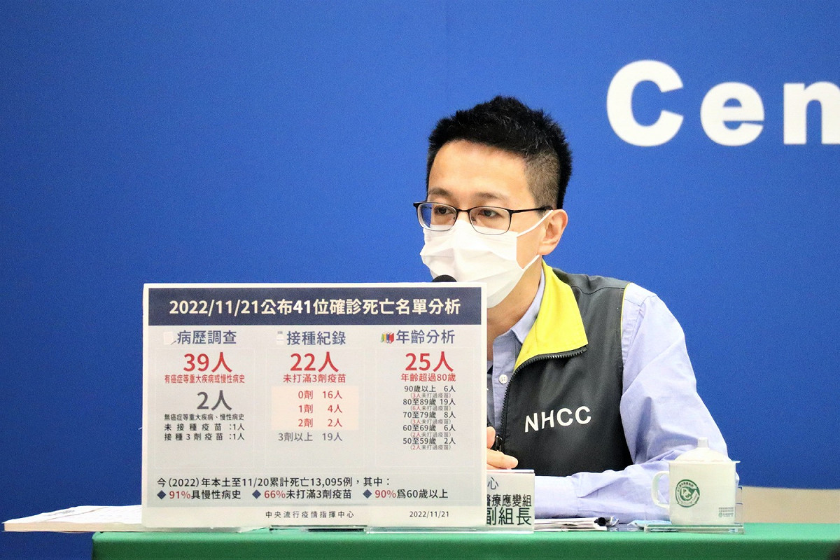 醫療應變組副組長羅一鈞。 圖：中央流行疫情指揮中心/提供