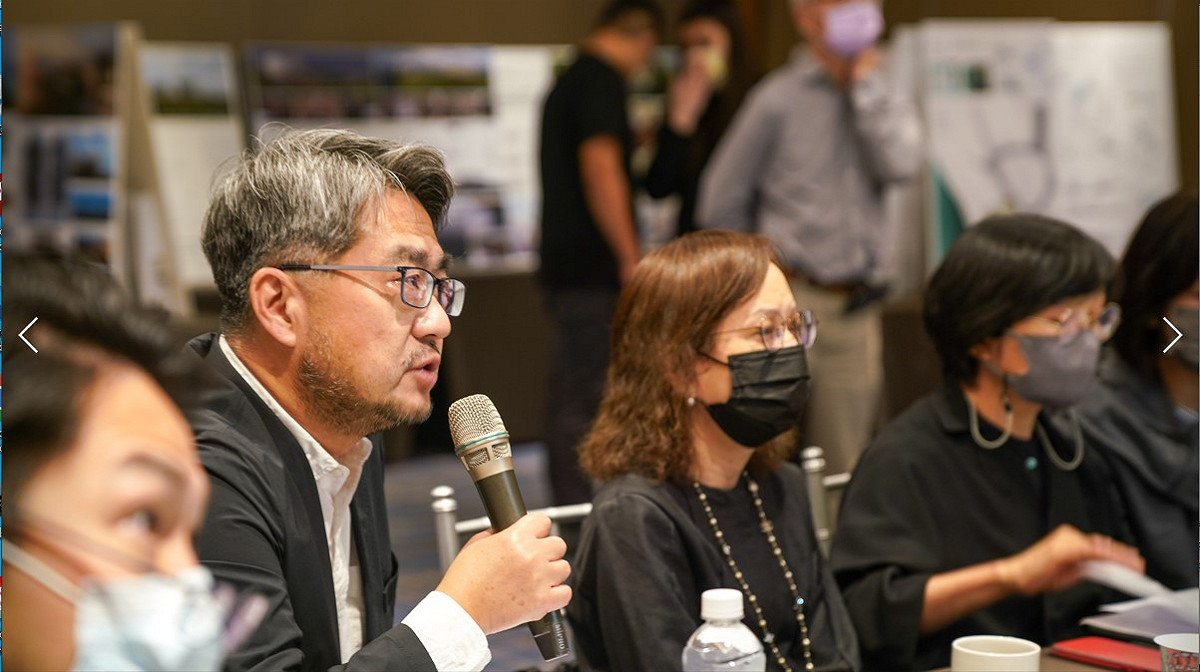 初選現場，開啟國內閒置空間再利用風潮的劉舜仁教授。 圖：亞青海洋文創/提供