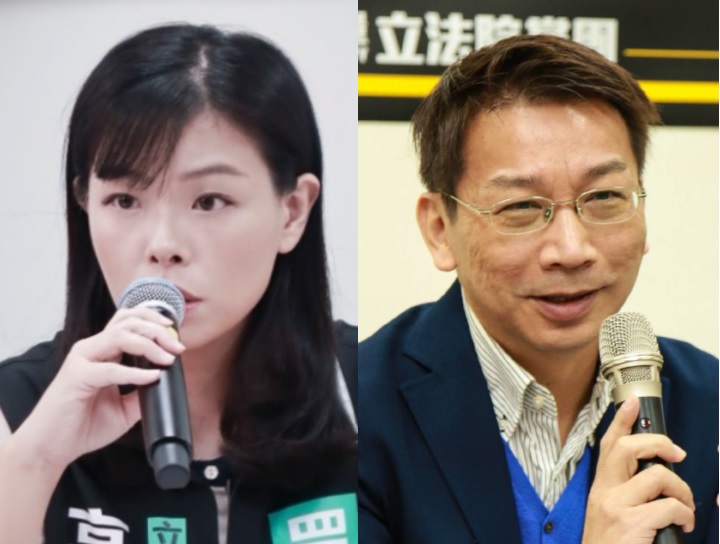 民眾黨籍新竹市長候選人高虹安、前時代力量立委徐永明 圖：翻攝自高虹安、徐永明臉書