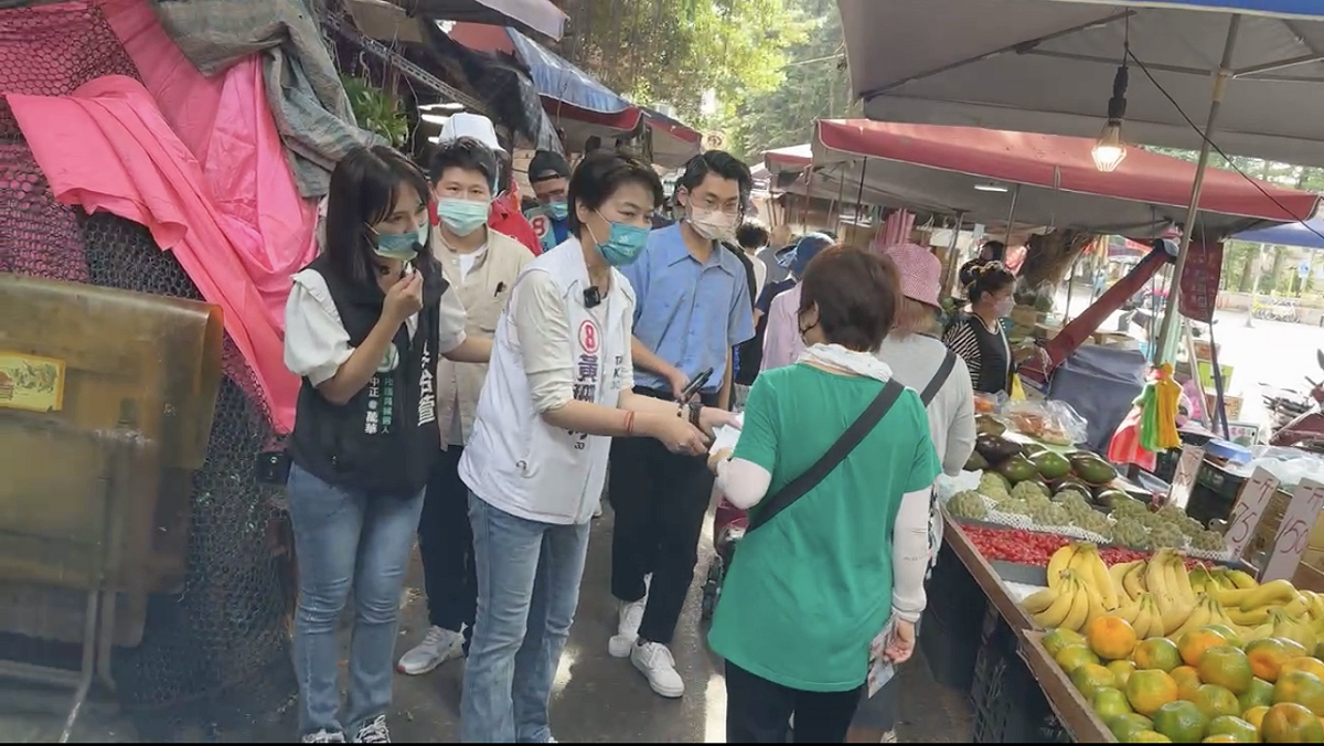 無黨籍台北市長候選人黃珊珊。 圖：黃珊珊競選團隊 / 提供