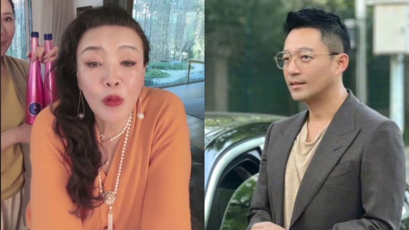 汪小菲遭爆未履行與大S（徐熙媛）的離婚協議，張蘭開直播力挺兒子，痛批徐家。 圖／翻攝自張蘭抖音直播