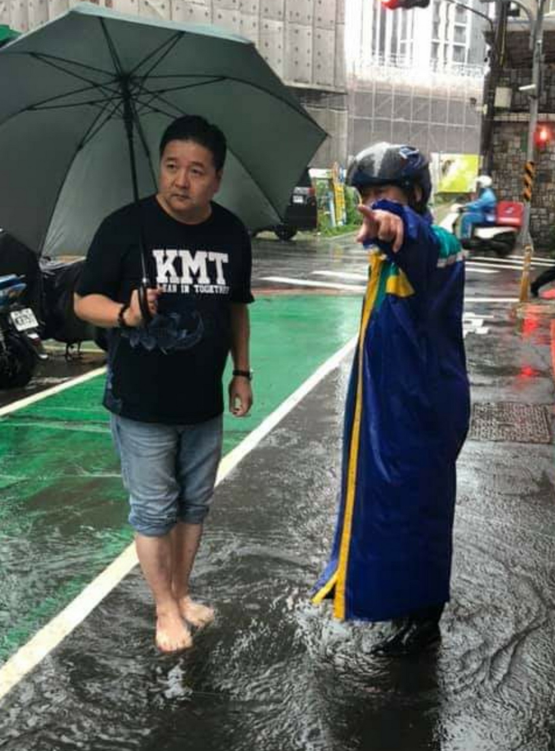 土城區員林里老舊住宅區，過去大雨即淹，居民苦不堪言。 圖：林金結服務處提供