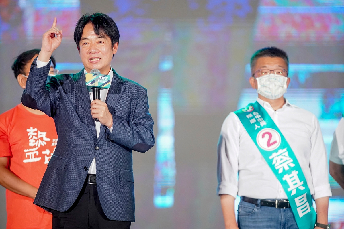 蔡詩萍表示，2024民進黨只有賴清德一枝獨秀。 圖：蔡其昌競選總部/提供（資料照）