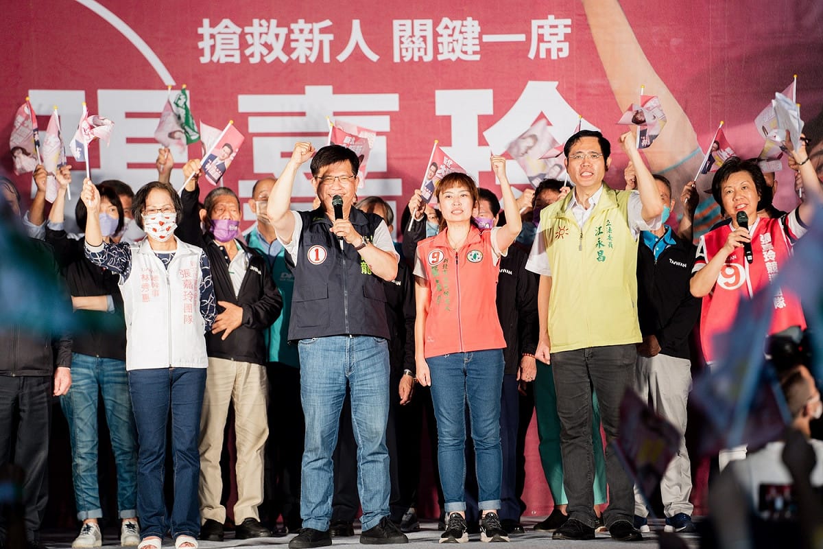 現場包括內政部長徐國勇與前立法院長、台灣日本關係協會會長蘇嘉全，以及立法委員江永昌、管碧玲等多位貴賓到場力挺。 圖：林競辦提供