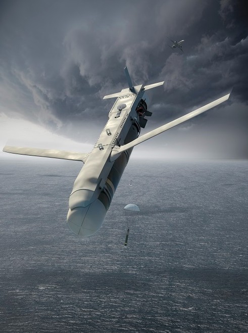 高空反潛武器( HAAWC) 從波音 P-8A Poseidon多任務海上巡邏機部署。 圖:翻攝自波音官網