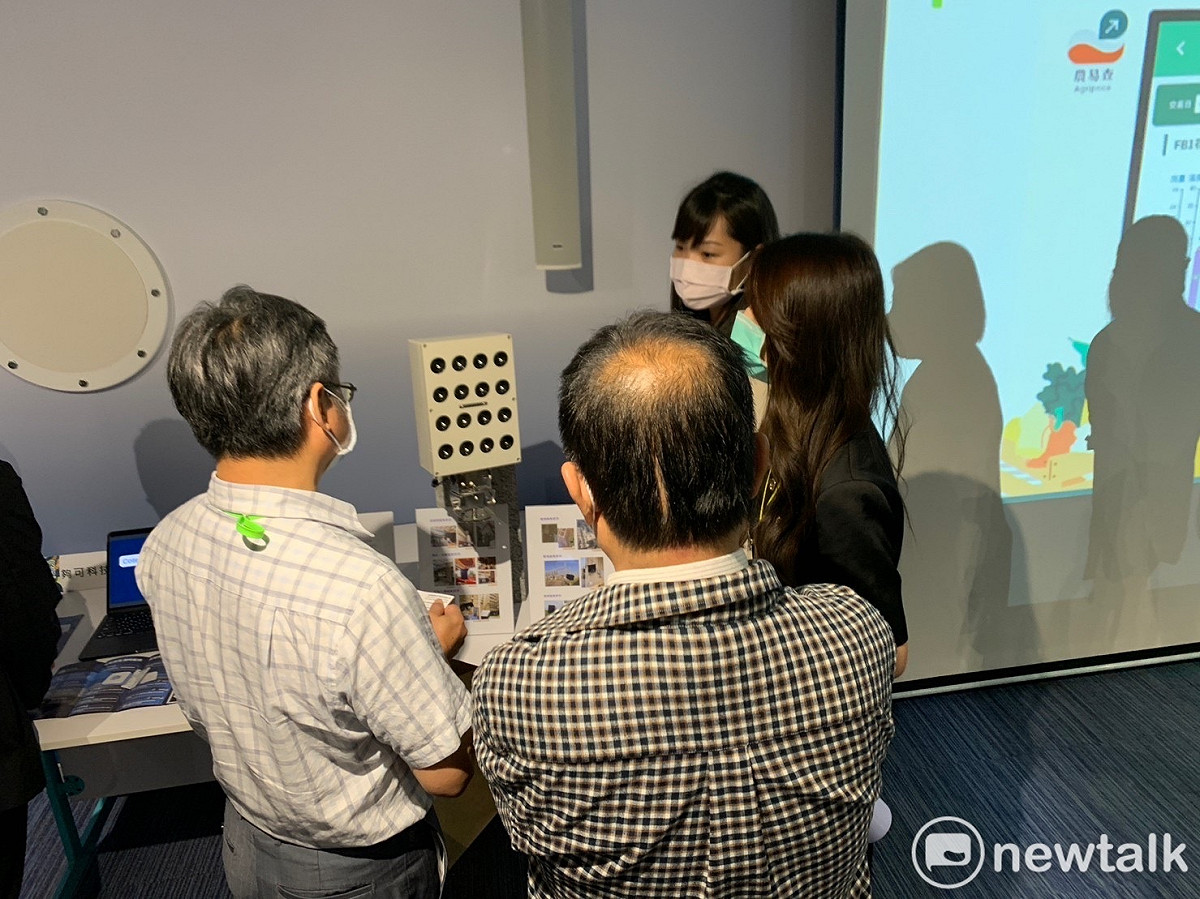 迪菲循超音波驅鳥器展示現場詢問度超高。 圖： 孫家銘攝
