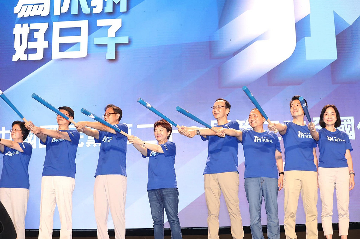 國民黨表示，重視人民關心的議題，棒棒都是強棒，一起打出全壘打，一起為民拚好日子，齊心全力爭取選戰勝利。 圖：翻攝自中國國民黨臉書（資料照）