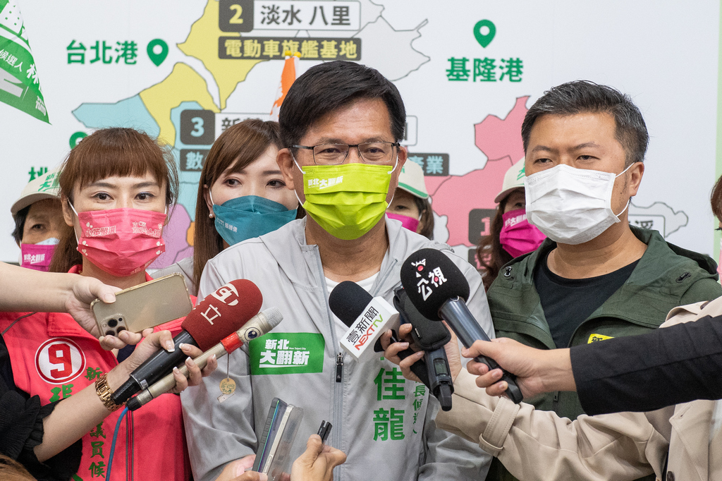 林佳龍呼籲，市民一起實現恩恩爸願望。 圖：林佳龍競辦提供(資料照)