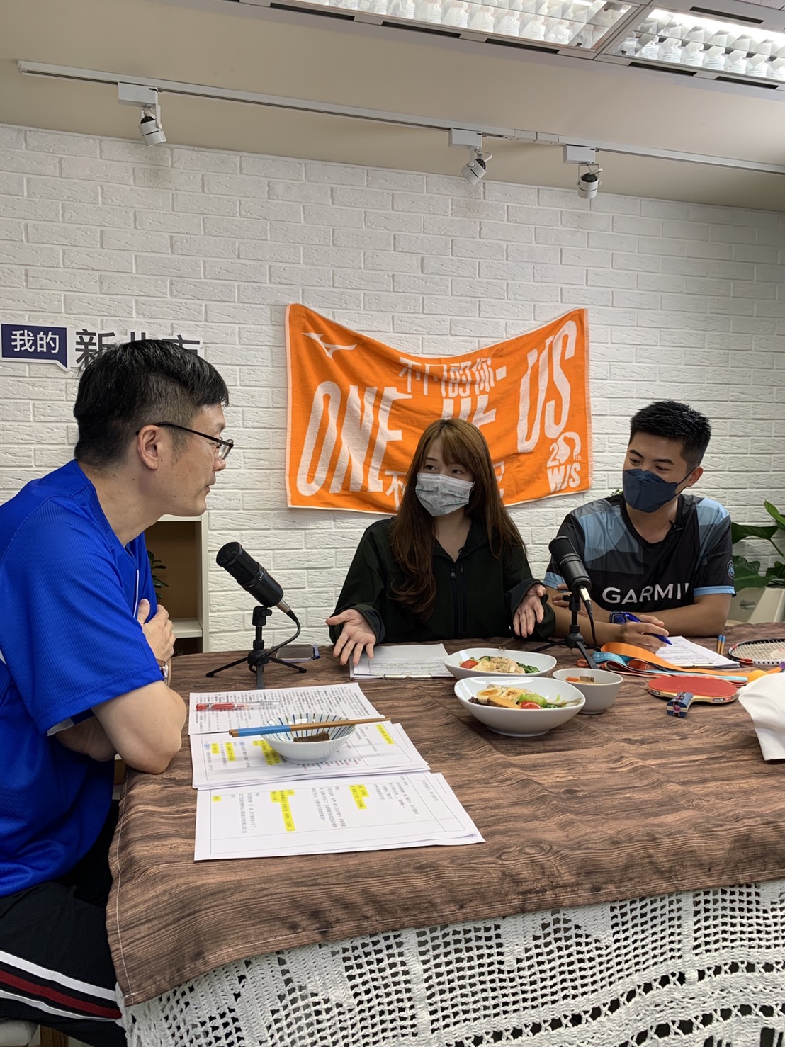 教育局長張明文分享運動秘訣。 圖：新北市新聞局提供
