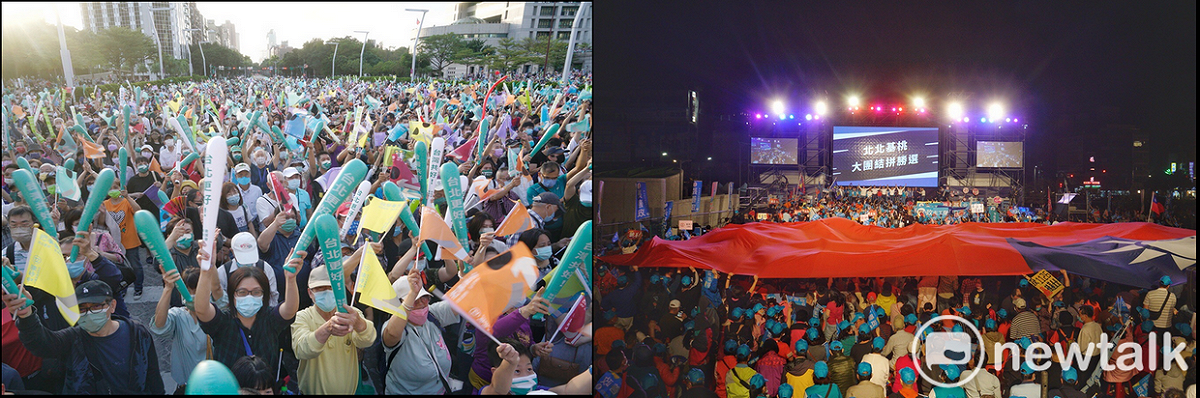 這次地方選舉，兩大政治勢力的分野，就是國家認同，認同在台灣這塊土地上的國家，還是認同對岸那個從來沒有統治過台灣、並且敵視台灣的「祖國」。 圖：張良一／攝（新頭殼合成）