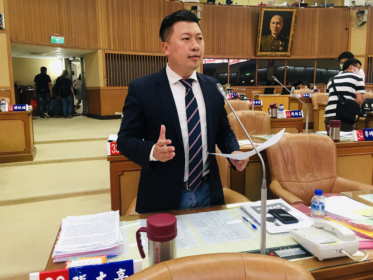 民進黨新北市議員候選人張志豪。 圖：張志豪辦公室提供