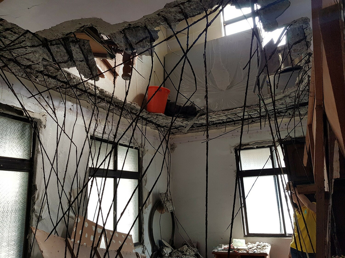 海砂屋急待拆除更新（新莊大富翁社區）。 圖：新北市城鄉局提供