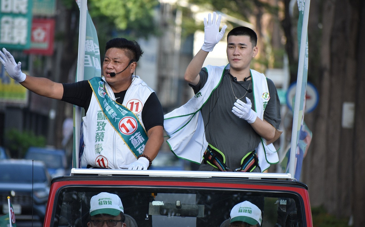 陳其邁子二度輔選首度獻聲 蘇致榮喊話：出來投、就會贏