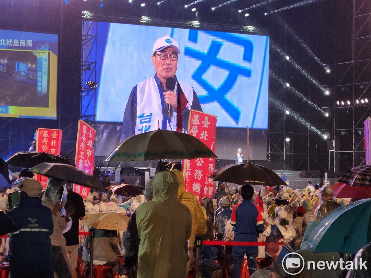 高雄前副市長李四川出席蔣萬安選前之夜。 圖：黃建豪/攝