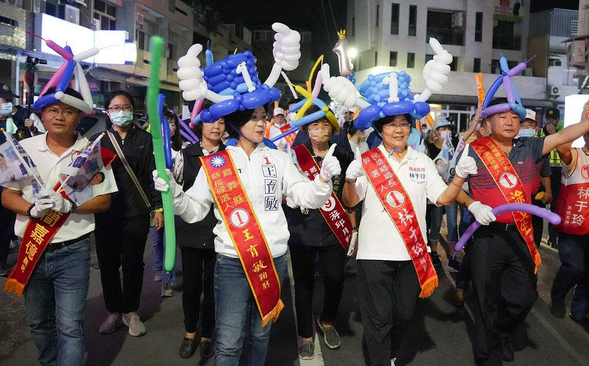 嘉縣選前之夜 藍綠縣長候選人民雄交鋒
