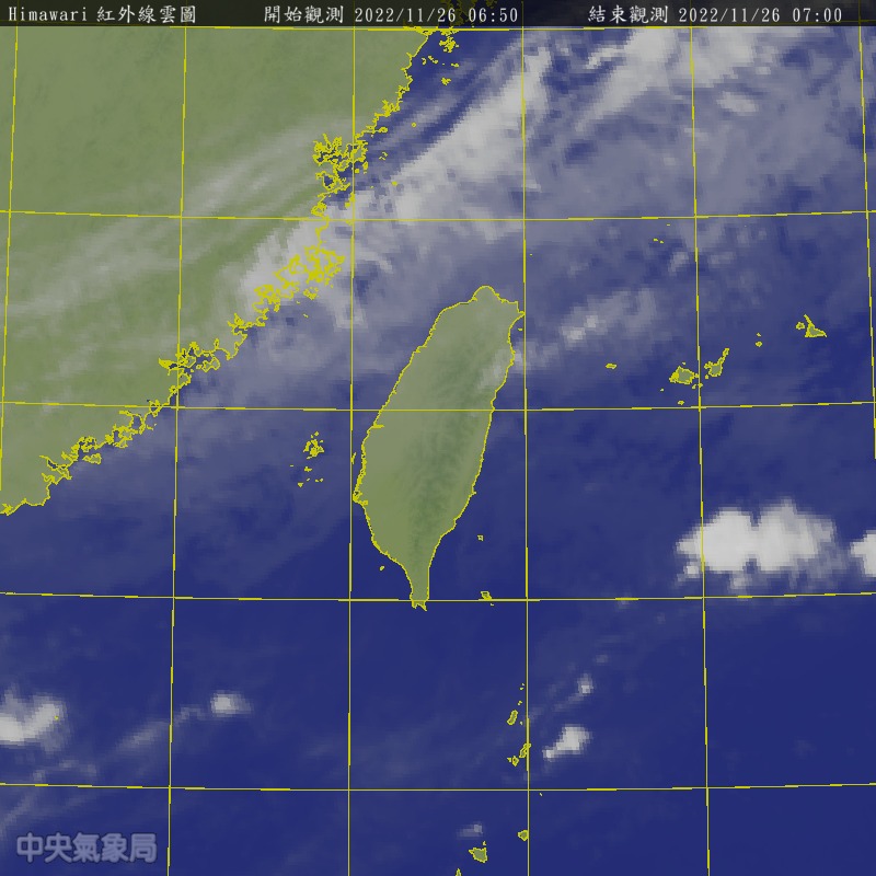 今天投票日天氣好轉、高溫上看32度，氣象專家吳德榮：下週三、四冷空氣籠罩，氣溫降幅逾10度。 圖片來源/中央氣象局