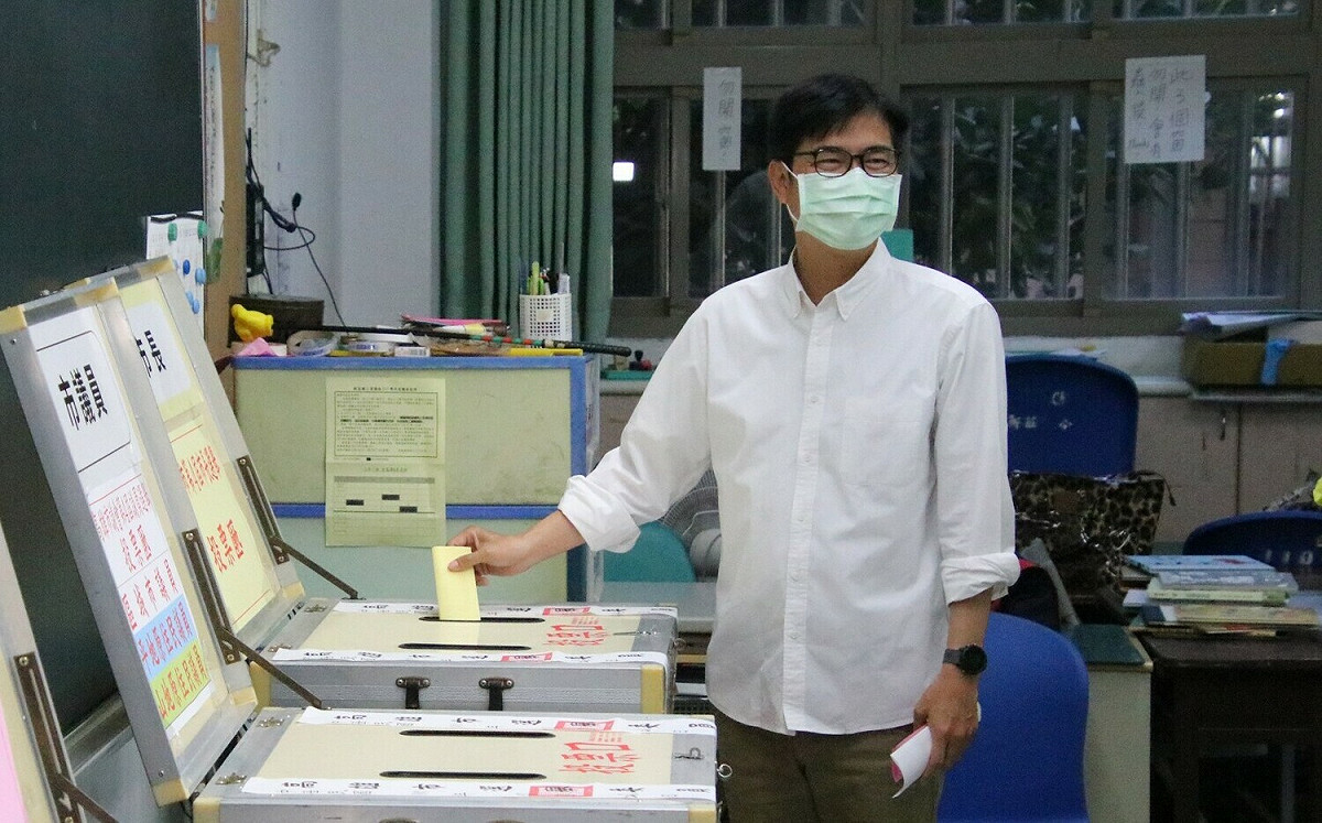 鼓勵踴躍投票深化台灣民主 陳其邁：一切交由選民來做決定