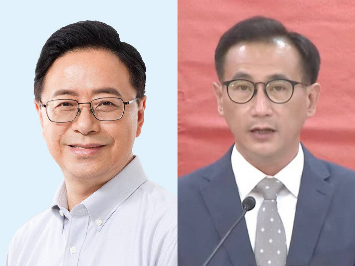 桃園市長選舉藍綠競爭激烈，中華亞太菁英交流協會選前民調是鄭運鵬領先張善政 5.5%，但開票情況為張善政領先鄭運鵬 14%，差距甚大。 圖：新頭殼/合成