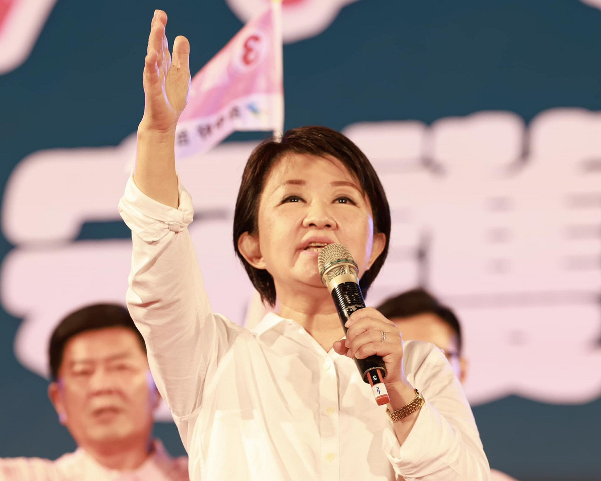 盧秀燕連任台中市長。 圖 : 盧秀燕競選總部提供（資料照片）