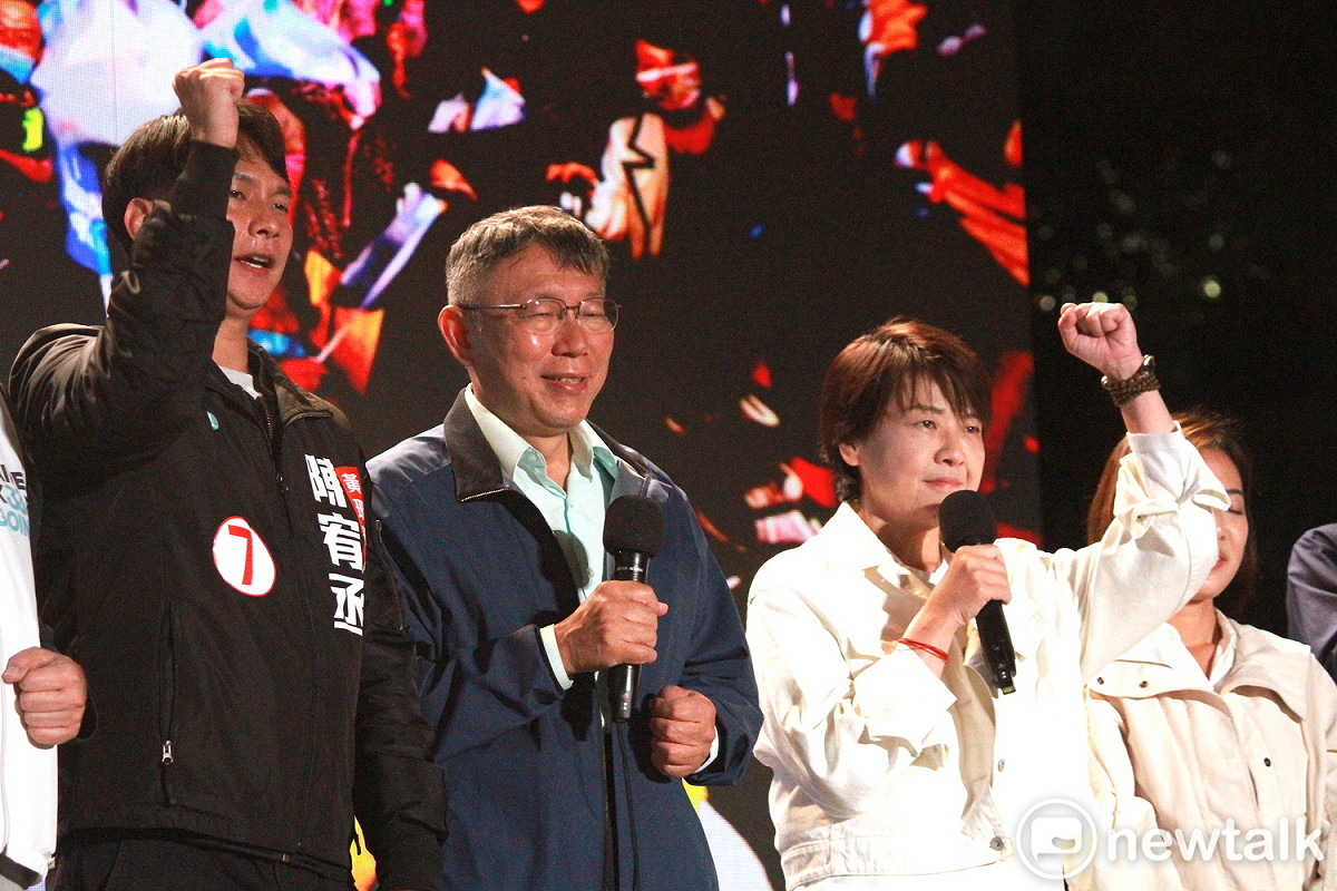 無黨籍台北市長候選人黃珊珊今晚宣布敗選，民眾黨主席柯文哲提及，對他8年政績無法獲得市民肯定這一點，自己會好好檢討反省。 圖：周煊惠 / 攝（資料照）