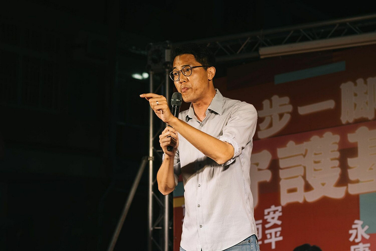 台灣基進台南黨部主委暨東區市議員候選人李宗霖當選議員 圖:台灣基進台南黨部提供