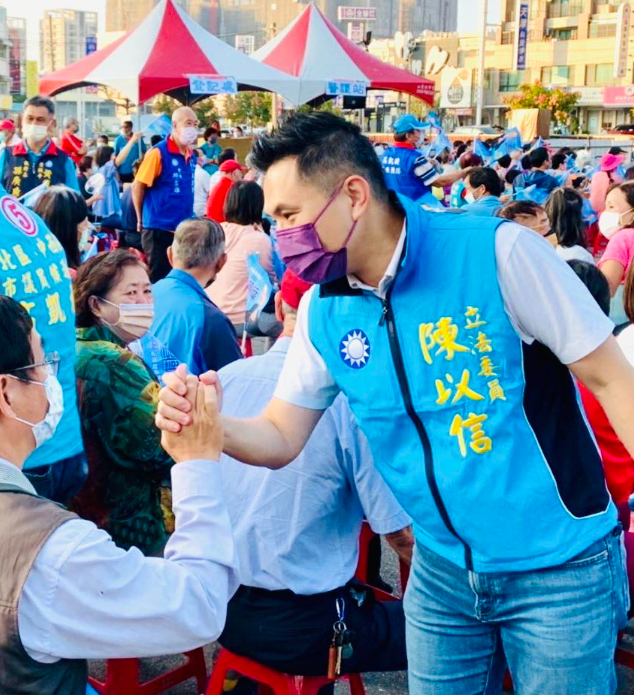 陳以信今宣布，將投入台南區域立委選舉。 圖：陳以信臉書