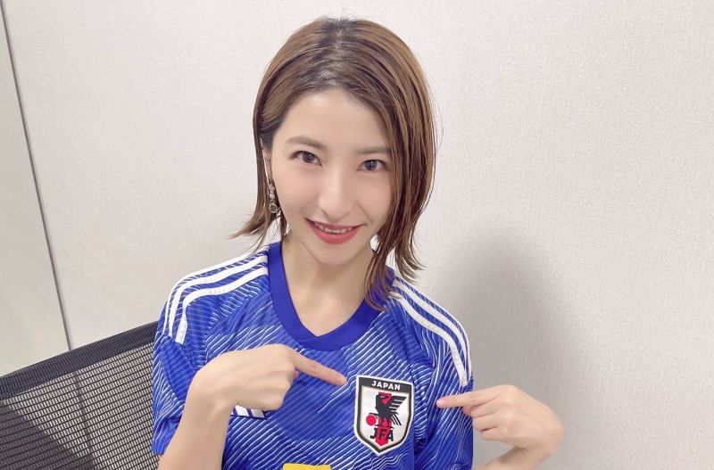 ▲美女醫師木村好珠挺日本隊。 圖：取自木村好珠推特