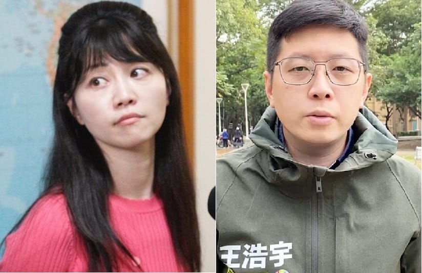 民進黨立委高嘉瑜、前議員王浩宇 圖：張良一／攝、王浩宇臉書