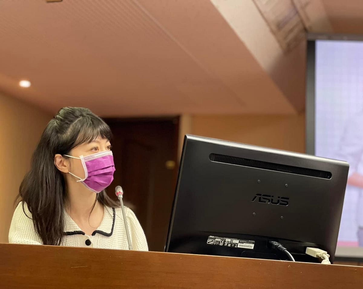 民進黨立委高嘉瑜。 圖：擷自高嘉瑜臉書粉專（資料照片）