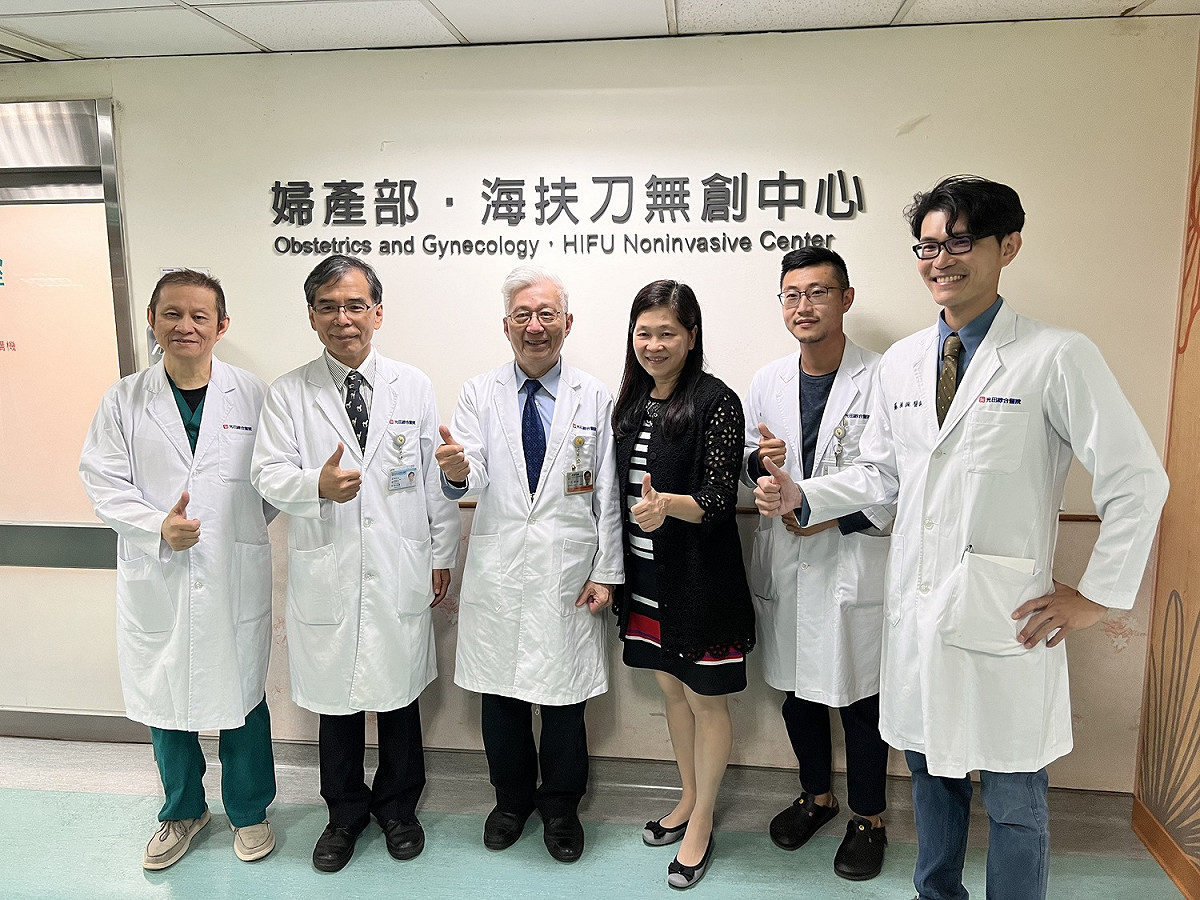 光田醫院海扶刀無創中心今天揭牌。 圖 : 光田綜合醫院/提供