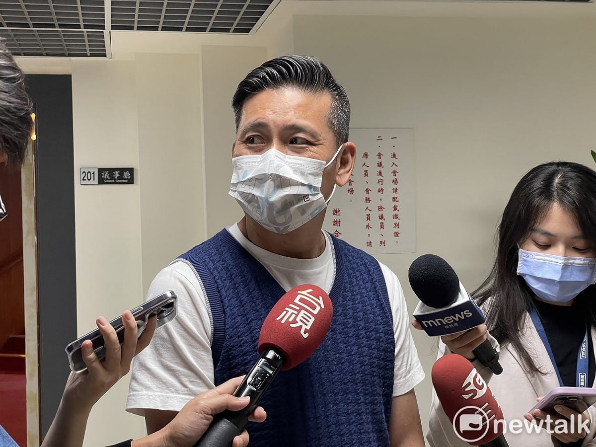 國民黨台北市議員戴錫欽。 圖：周煊惠 / 攝
