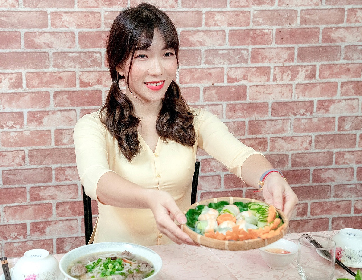 陳玉水說，總統喜愛新住民美食還特地來品嚐，這件事情只有在台灣才會發生。 圖：移民署提供