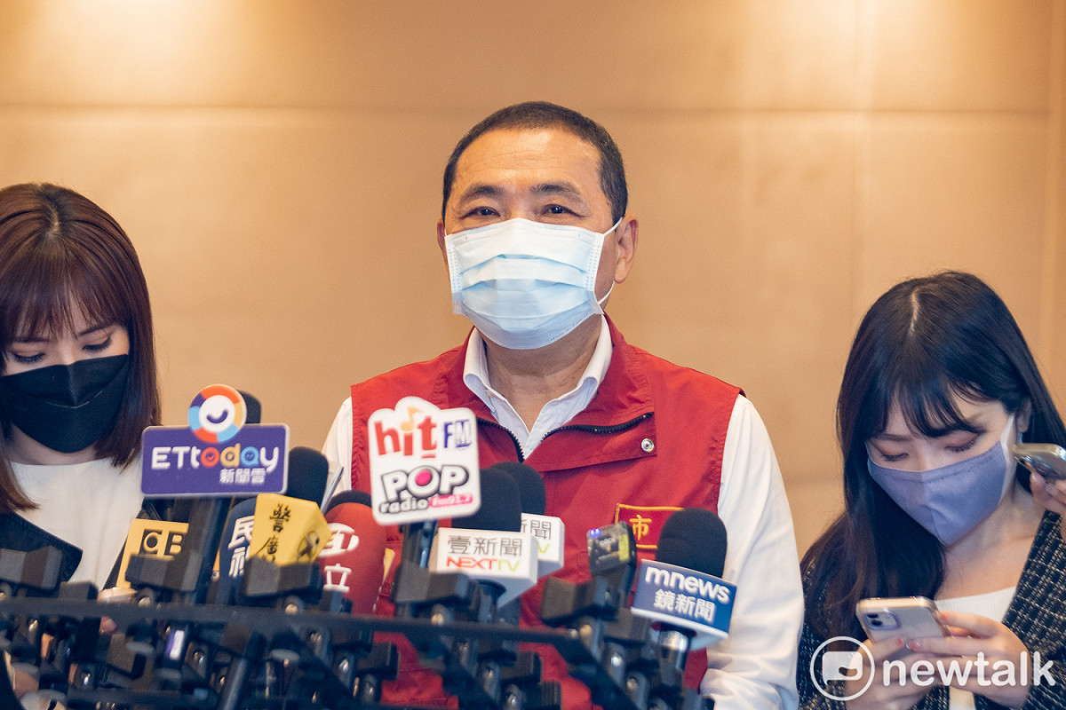 侯友宜表示，好好努力把新北市做好是他的本份，也是他的角色。 圖：林昀真/攝