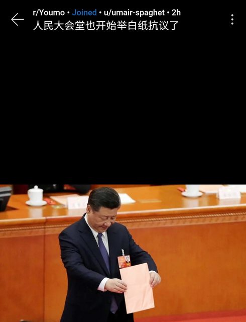 有網友貼出習近平看白紙的照片，與小熊維尼哏圖極其相似。 圖:翻攝自PTT