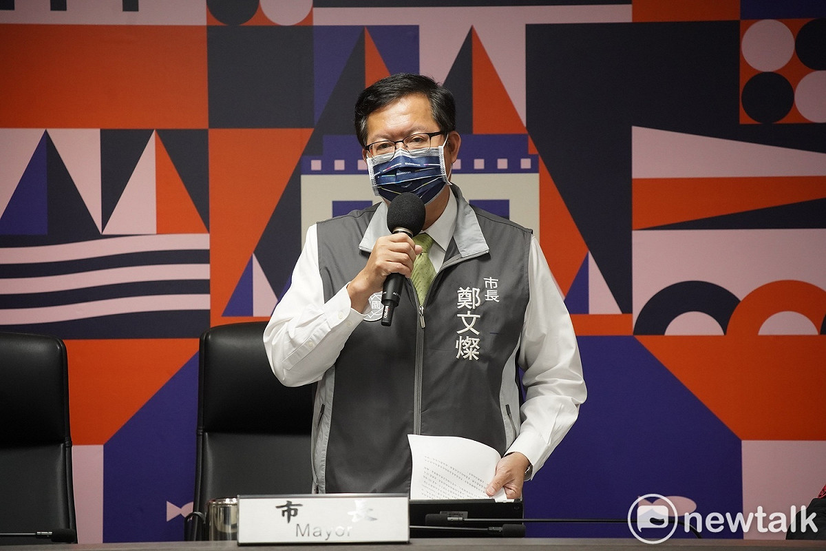 鄭文燦期盼新市府團隊可以在過去8年基礎上讓桃園發展得更好。 圖：林昀真/攝