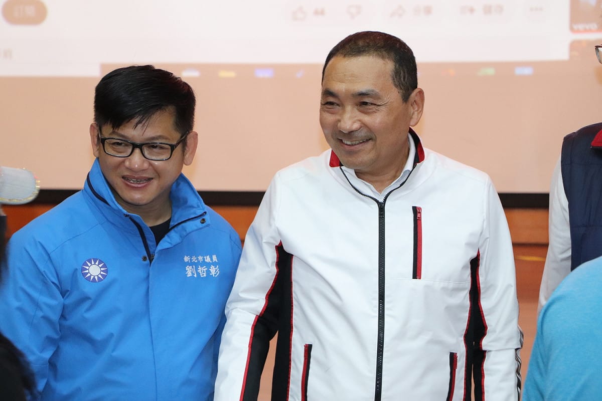 新北市長侯友宜（右）。 圖：侯選辦提供