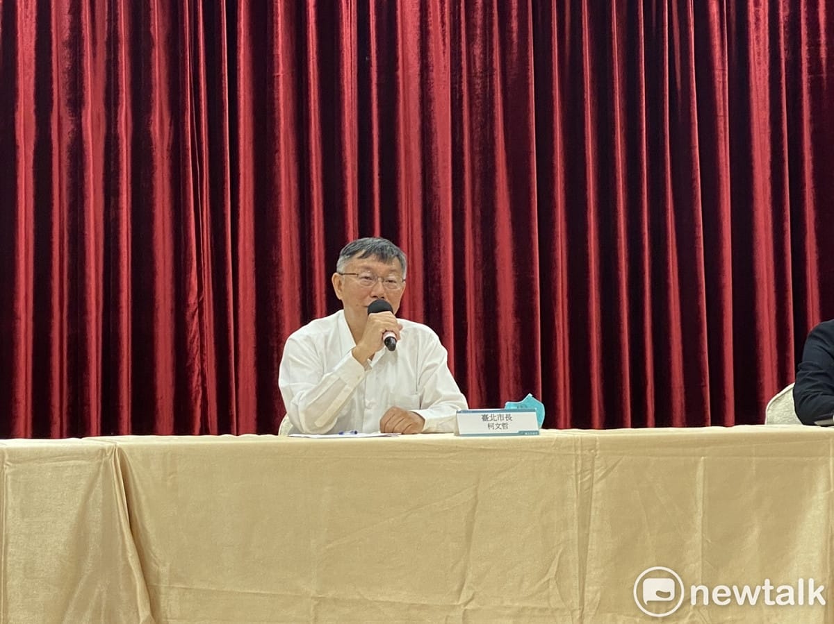 台北市長柯文哲。 圖：周煊惠 / 攝