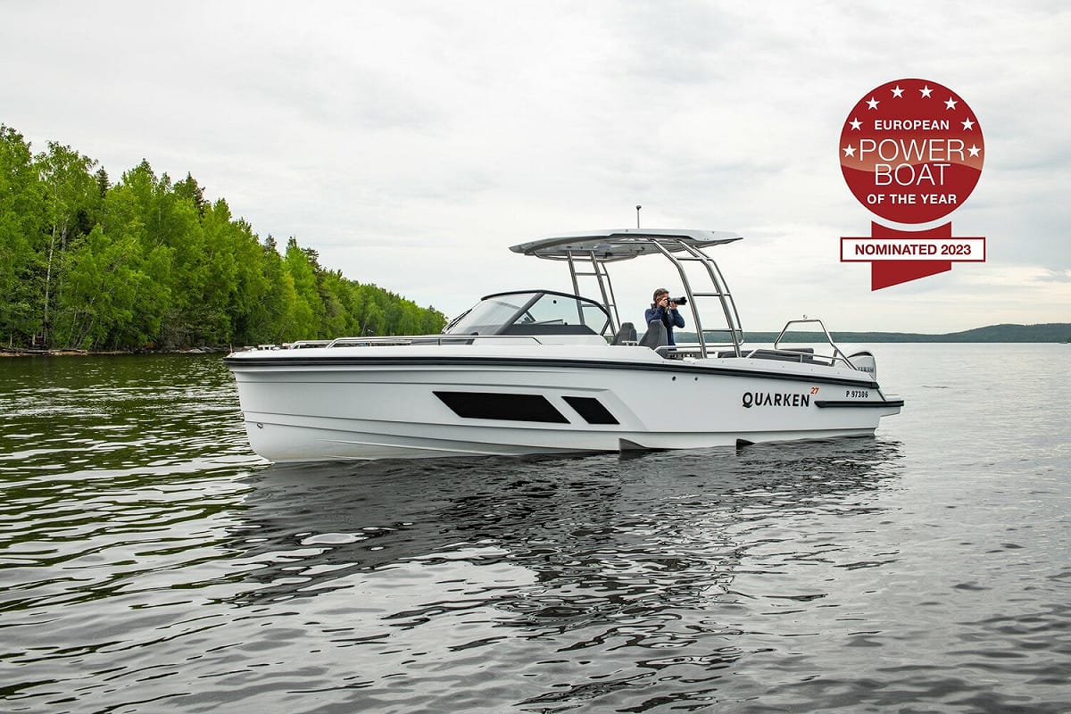 芬蘭遊艇品牌Quarken Boats-Quarken 27 T-Top。 圖：亞果遊艇／提供
