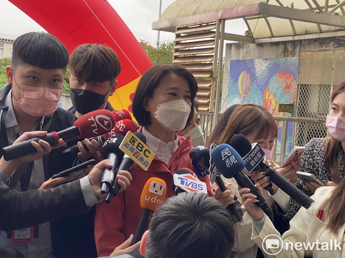 國民黨立委參選人王鴻薇被問到葉林傳的黑道爭議時表示，無論問政、選民服務都與家庭背景無關。 圖：周煊惠 / 攝(資料照)