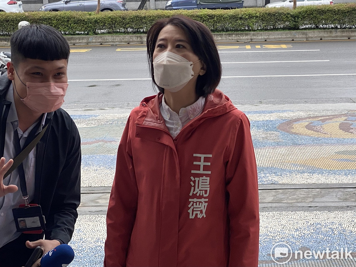 國民黨台北市議員王鴻薇。 圖：周煊惠 / 攝