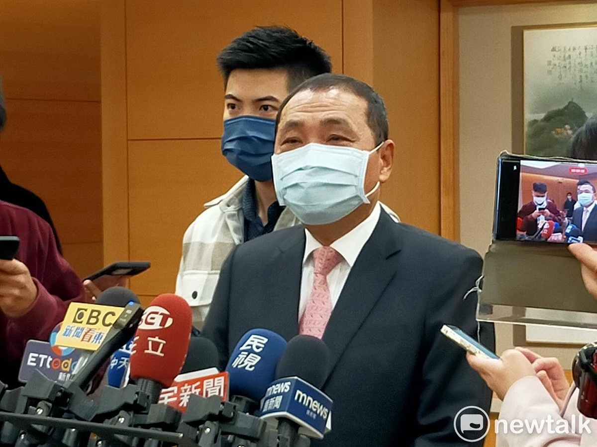 侯友宜喊話希望行政院盡速核定汐東線。 圖：林昀真/攝