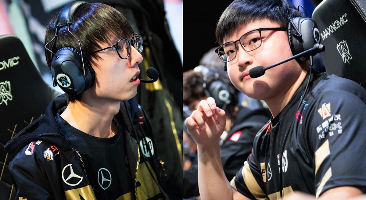 RNG與自家多名選手有官司糾紛，最知名的莫過於中國選手Uzi(右)、Mlxg(左)的合約事件。 圖：翻攝自LoL Esports Photo Flickr