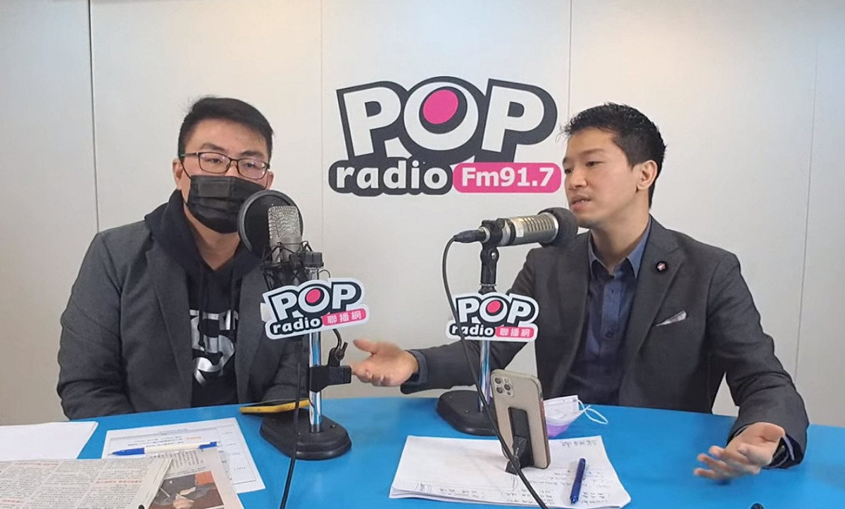 立委何志偉今(6)日接受資深媒體人黃揚明訪問 圖:POP Radio聯播網 官方頻道/Youtube