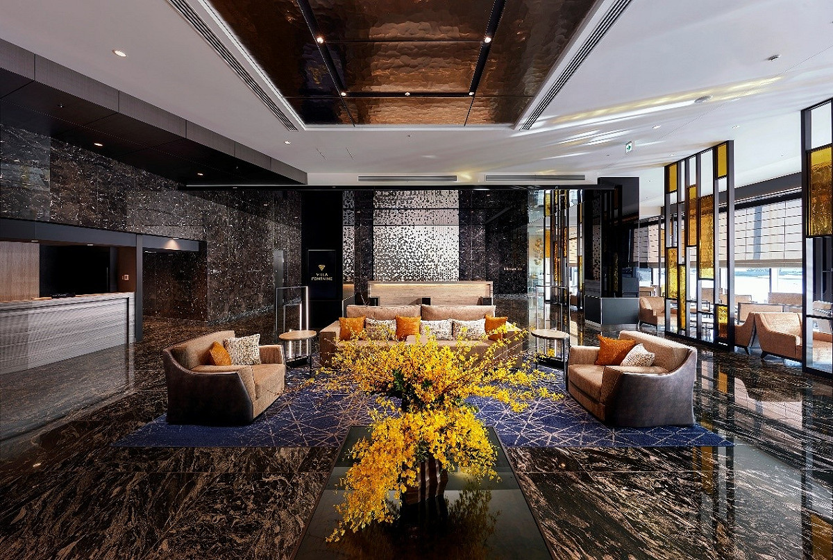 「VILLA FONTAINE PREMIER 羽田機場」的飯店大廳。 圖：東京觀光事務所台灣辦事處／提供