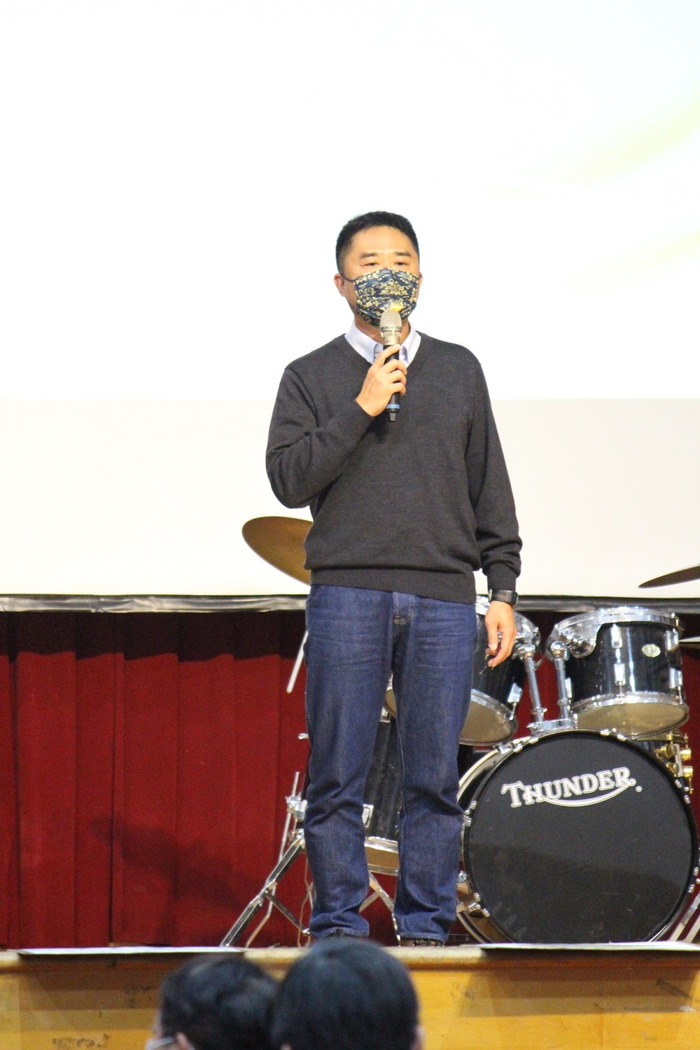 盧志雄表示，南勢角學園各校之間透過許多交流合作，促進教育資源的統整，教育與社區更為緊密的結合。 圖：竹林中學提供