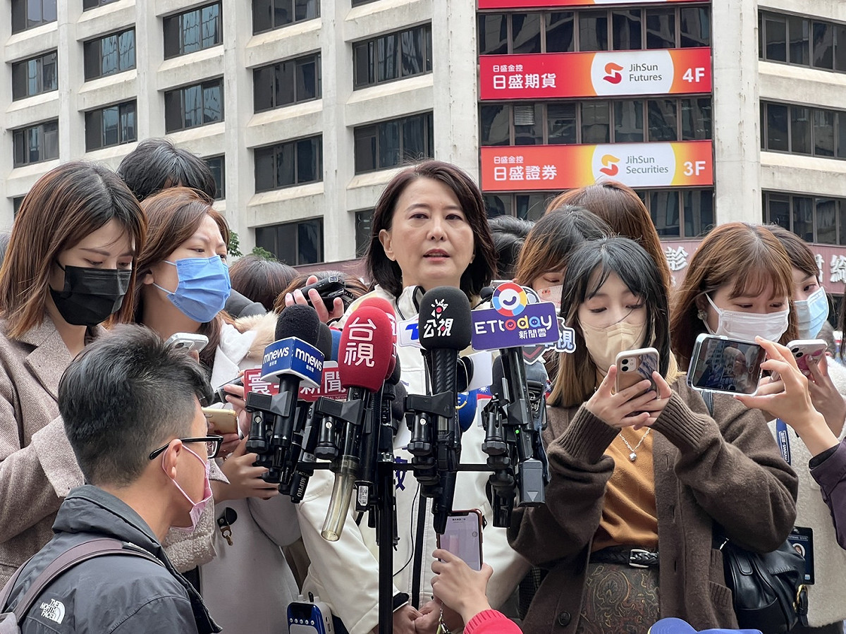 王鴻薇回應恐嚇電話嫌犯落網一事。 圖：王鴻薇辦公室/提供